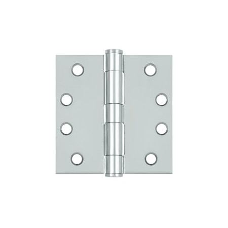 Deltana S44HD26 HD Square Hinges Polished Chrome, 10PK S44HD26-XCP10